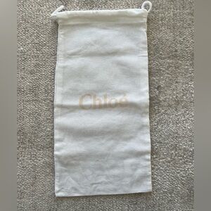 White Chloe Dust Bag